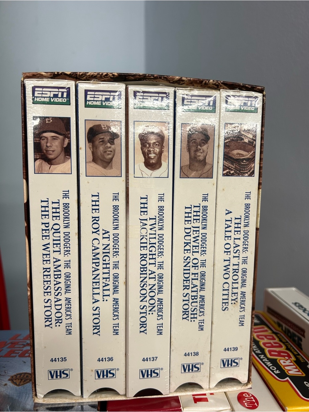 Brooklyn Dodgers VHS Collection - White